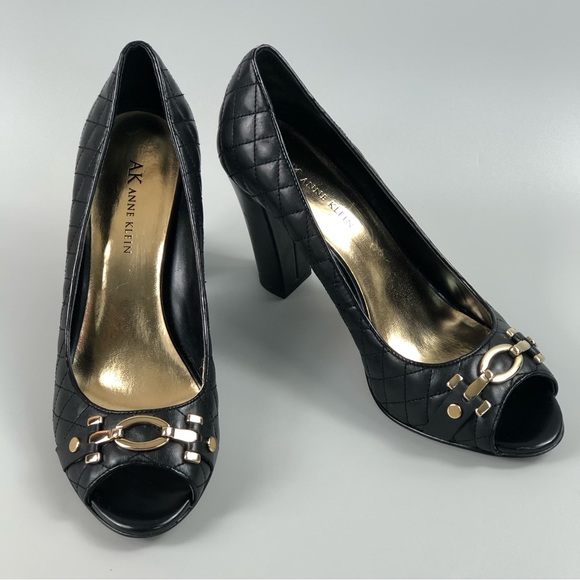 Anne Klein Women’s Peep Toe Heels Size 8 - Picture 5 of 9